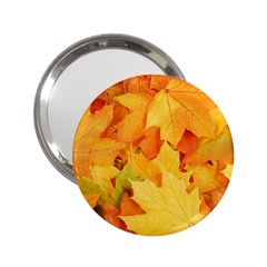 Yellow Maple Leaves 2 25  Handbag Mirrors by trendistuff