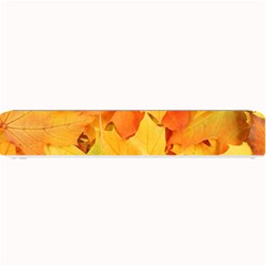 Yellow Maple Leaves Small Bar Mats by trendistuff