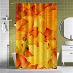 YELLOW MAPLE LEAVES Shower Curtain 48  x 72  (Small)  Curtain(48  X 72 ) - 42.18 x64.8  Curtain(48  X 72 )