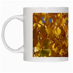 YELLOW LEAVES White Mugs Left