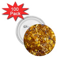 Yellow Leaves 1 75  Buttons (100 Pack) 