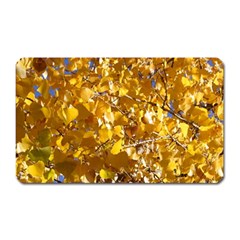 Yellow Leaves Magnet (rectangular) by trendistuff