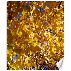 Yellow Leaves Canvas 8  X 10  by trendistuff