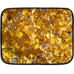 Yellow Leaves Fleece Blanket (mini)