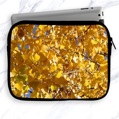 Yellow Leaves Apple Ipad 2/3/4 Zipper Cases