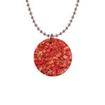 RED MAPLE LEAVES Button Necklaces Front