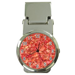 Red Maple Leaves Money Clip Watches by trendistuff