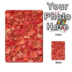 Red Maple Leaves Multi-purpose Cards (rectangle)  by trendistuff