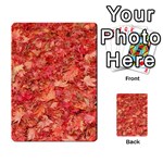 RED MAPLE LEAVES Multi-purpose Cards (Rectangle)  Back 1