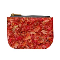 Red Maple Leaves Mini Coin Purses by trendistuff