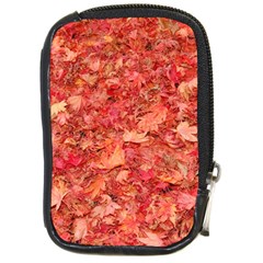 Red Maple Leaves Compact Camera Cases by trendistuff