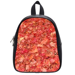 Red Maple Leaves School Bags (small)  by trendistuff