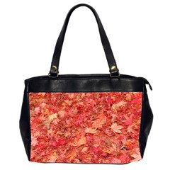 Red Maple Leaves Office Handbags (2 Sides)  by trendistuff