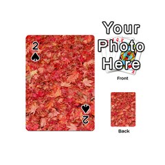 Red Maple Leaves Playing Cards 54 (mini) 