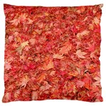 RED MAPLE LEAVES Standard Flano Cushion Cases (One Side)  Front