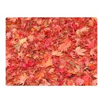 RED MAPLE LEAVES Double Sided Flano Blanket (Mini)  35 x27  Blanket Front