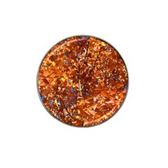 Orange Leaves Hat Clip Ball Marker