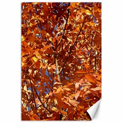 Orange Leaves Canvas 20  X 30  