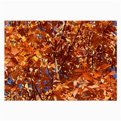 Orange Leaves Large Glasses Cloth (2-side)