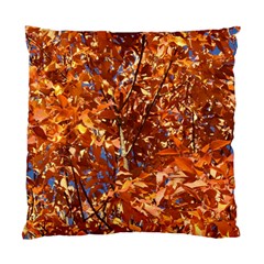 Orange Leaves Standard Cushion Case (one Side) 