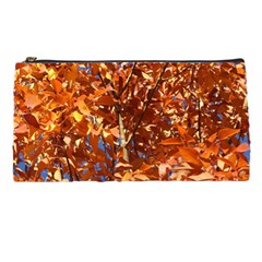 Orange Leaves Pencil Cases by trendistuff