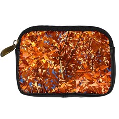 Orange Leaves Digital Camera Cases by trendistuff