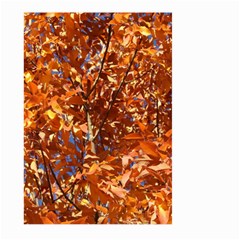 Orange Leaves Large Garden Flag (two Sides)