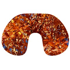 Orange Leaves Travel Neck Pillows