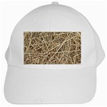 LIGHT COLORED STRAW White Cap