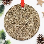 LIGHT COLORED STRAW Ornament (Round) 