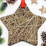 LIGHT COLORED STRAW Ornament (Star) 