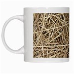 LIGHT COLORED STRAW White Mugs