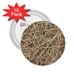 LIGHT COLORED STRAW 2.25  Buttons (10 pack) 