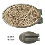 LIGHT COLORED STRAW Money Clips (Oval) 