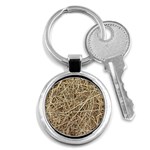 LIGHT COLORED STRAW Key Chains (Round) 