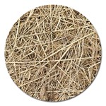 LIGHT COLORED STRAW Magnet 5  (Round)