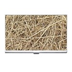 LIGHT COLORED STRAW Business Card Holders