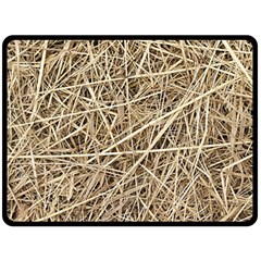 Light Colored Straw Fleece Blanket (large) 