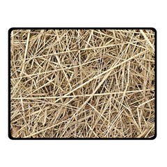 Light Colored Straw Double Sided Fleece Blanket (small)  by trendistuff