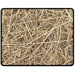 Light Colored Straw Double Sided Fleece Blanket (medium) 