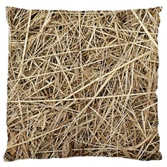 Light Colored Straw Large Flano Cushion Cases (one Side) 