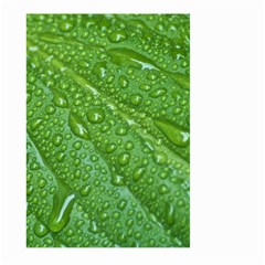 Green Leaf Drops Large Garden Flag (two Sides)