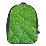 GREEN LEAF DROPS School Bags (XL)  Front