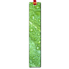 Green Leaf Drops Large Book Marks