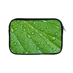 Green Leaf Drops Apple Ipad Mini Zipper Cases by trendistuff