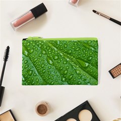 Green Leaf Drops Cosmetic Bag (xs)