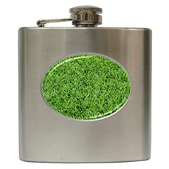 Green Grass 2 Hip Flask (6 Oz) by trendistuff