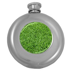 Green Grass 2 Round Hip Flask (5 Oz)