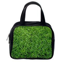 Green Grass 2 Classic Handbags (one Side) by trendistuff