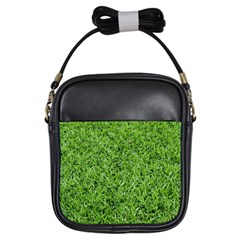 Green Grass 2 Girls Sling Bags by trendistuff